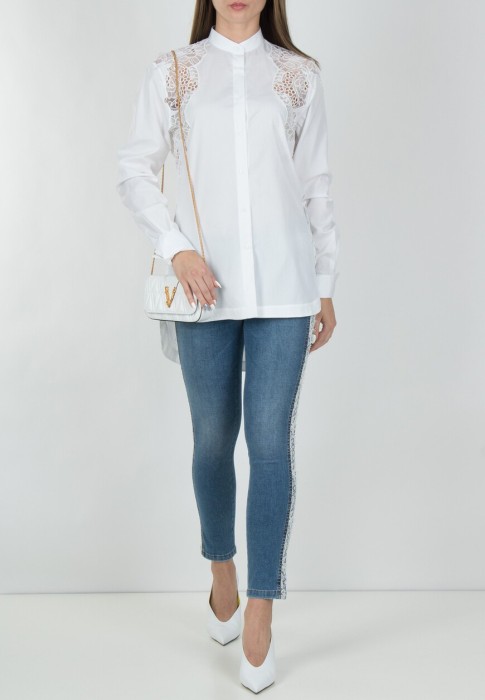 джинсы  из италии вид сбоку