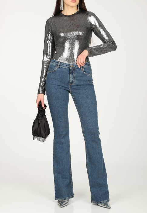 джинсы  из италии вид сбоку