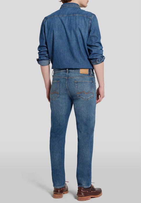 джинсы  от бренда 7 for all mankind вид слева