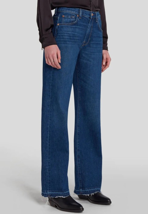 джинсы  от бренда 7 for all mankind вид слева