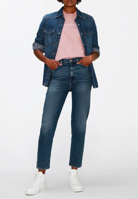 джинсы  из италии вид сбоку