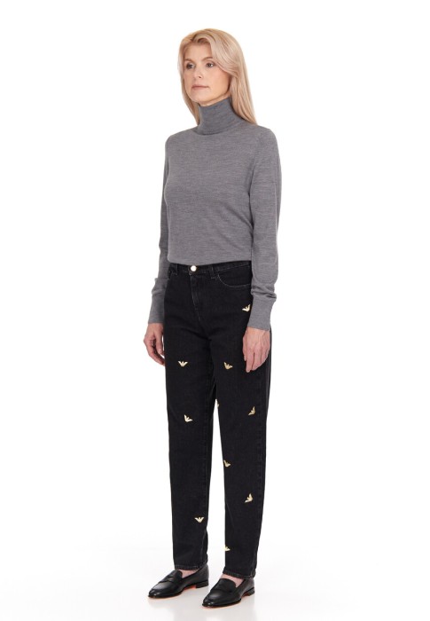 джинсы  от бренда emporio armani вид слева