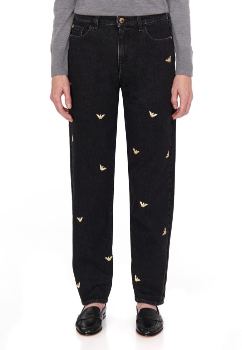 джинсы  из италии вид сбоку