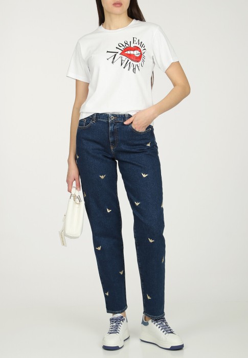 джинсы  от бренда emporio armani вид слева