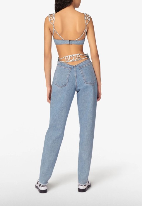 Товар голубого цвета с внутренней стороны