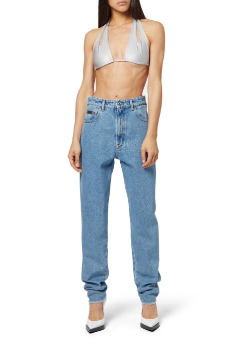 джинсы  от бренда gcds вид слева