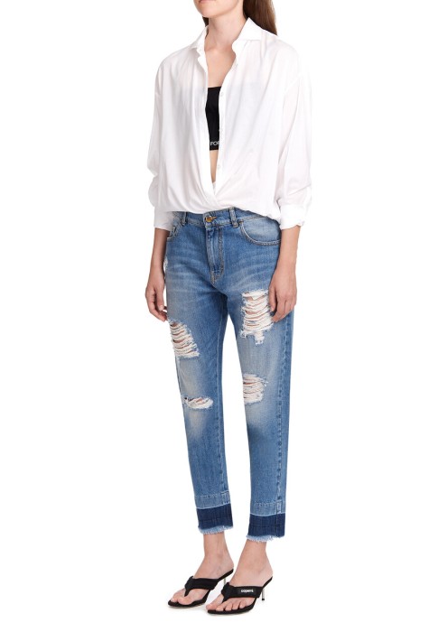 джинсы  из италии вид сбоку