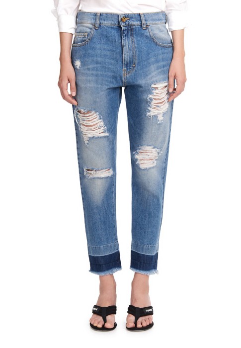 джинсы  из проверенных материалов спереди