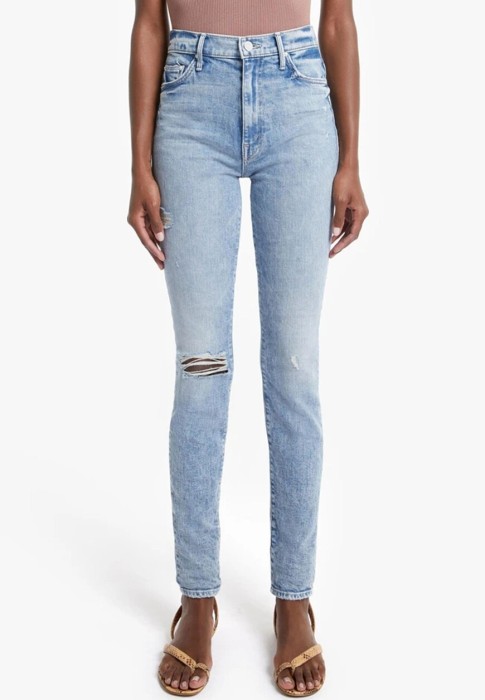 джинсы  от бренда mother вид слева