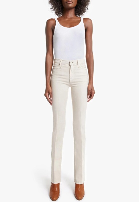 джинсы  от бренда mother вид слева