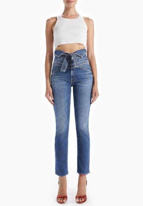 джинсы  от бренда mother вид слева