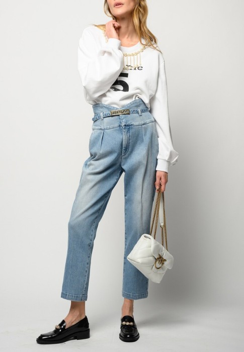 джинсы  из италии вид сбоку