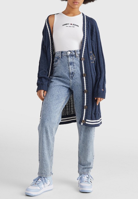 джинсы  от бренда tommy jeans вид слева