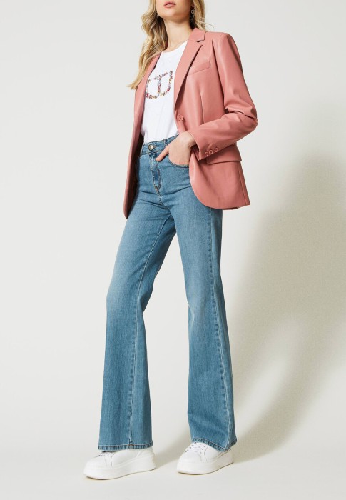 джинсы  от бренда twinset milano вид слева