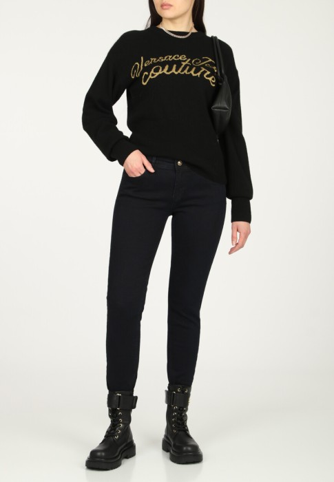 джинсы  от бренда versace jeans couture вид слева