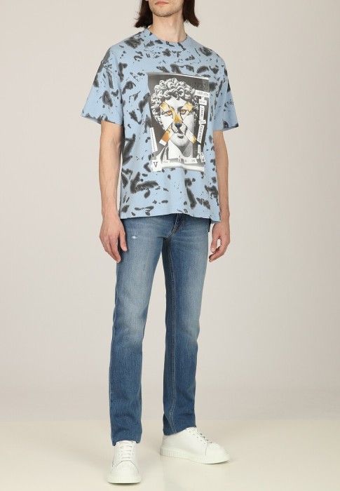 джинсы  от бренда versace jeans couture вид слева