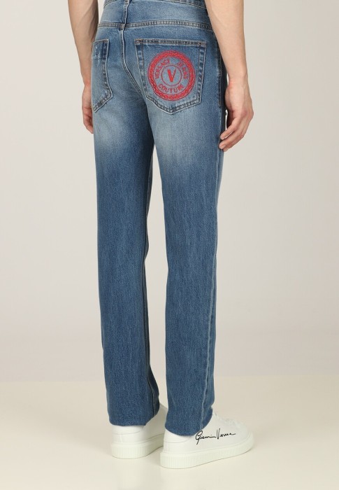 джинсы  из италии вид сбоку