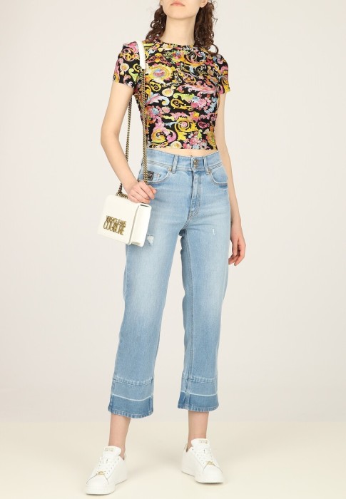 джинсы  от бренда versace jeans couture вид слева