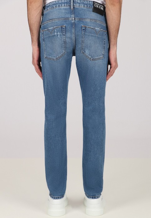 джинсы  из италии вид сбоку