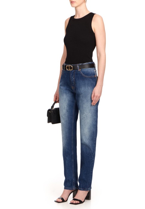 джинсы  из италии вид сбоку