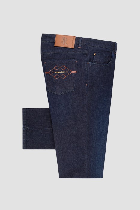 джинсы  от бренда stefano ricci вид слева