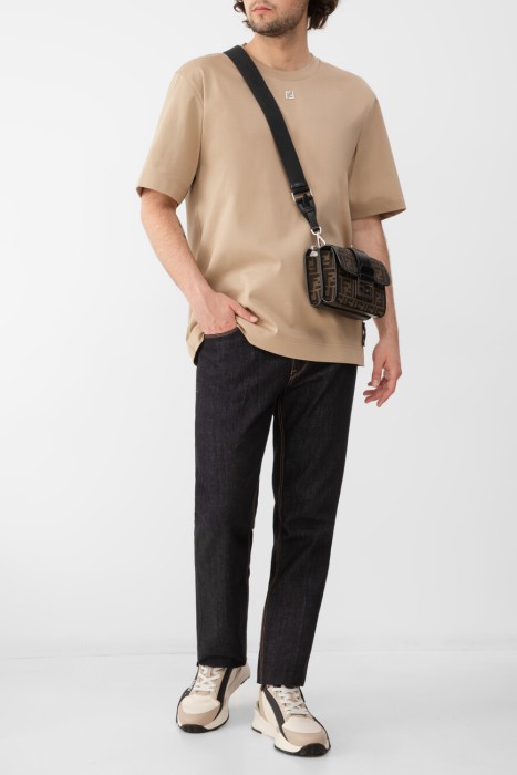 джинсы  из хлопка спереди