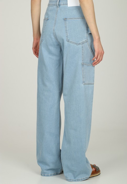 джинсы  из италии вид сбоку