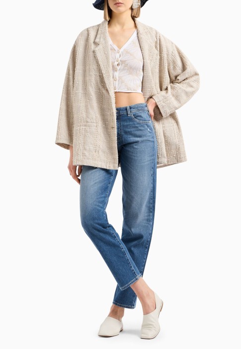 джинсы  от бренда emporio armani вид слева