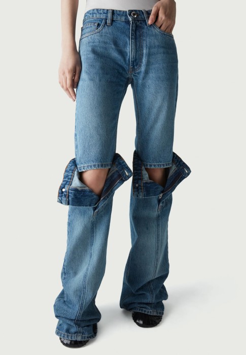 джинсы  от бренда coperni вид слева