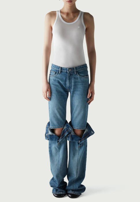 джинсы  из франции вид сбоку