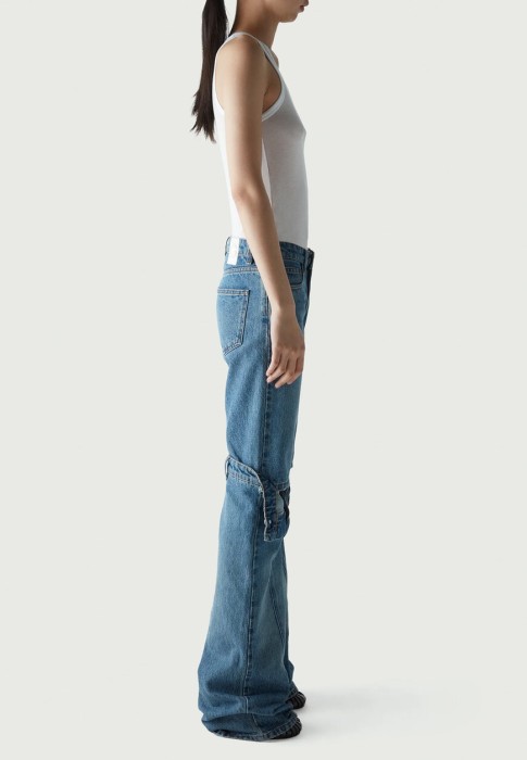 джинсы  из проверенных материалов спереди