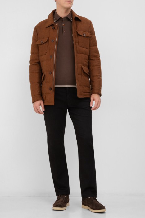 джинсы  из хлопка спереди