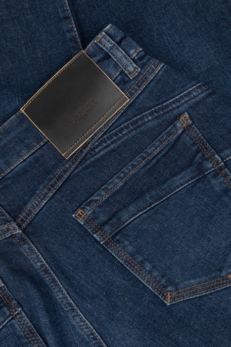 джинсы  для взрослого возраста с изнаночной стороны