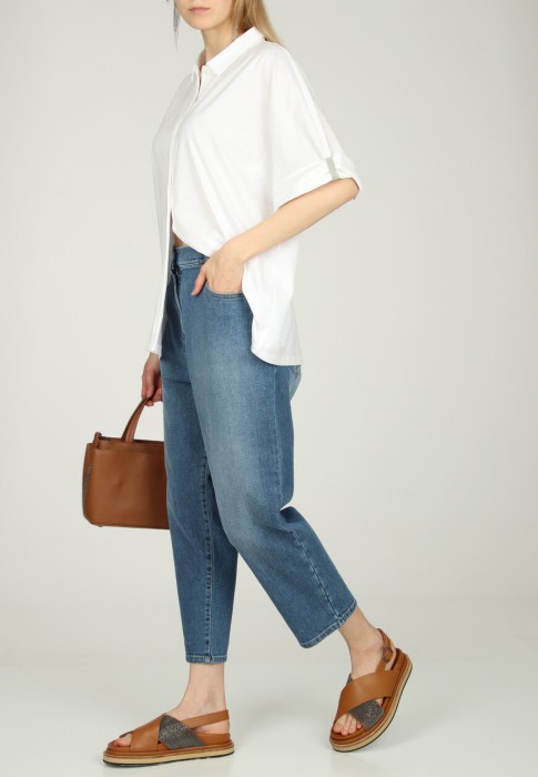 джинсы  из италии вид сбоку