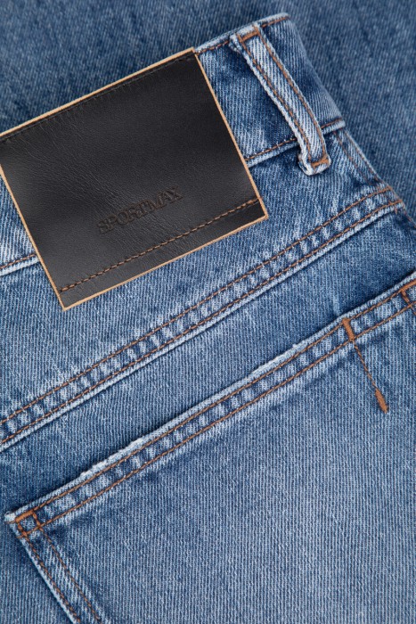 джинсы  для взрослого возраста с изнаночной стороны