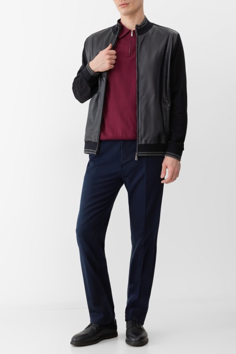 джинсы  из хлопка спереди