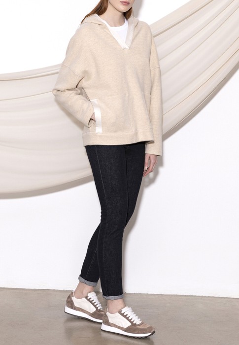 джинсы  от бренда peserico easy вид слева