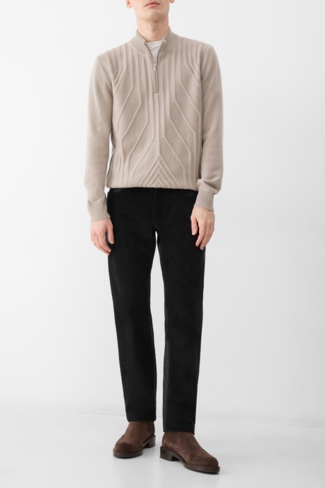 джинсы  из хлопка спереди