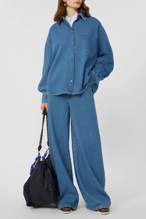 джинсы  из италии вид сбоку