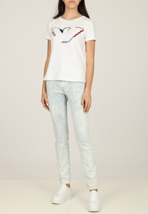 джинсы  от бренда emporio armani вид слева