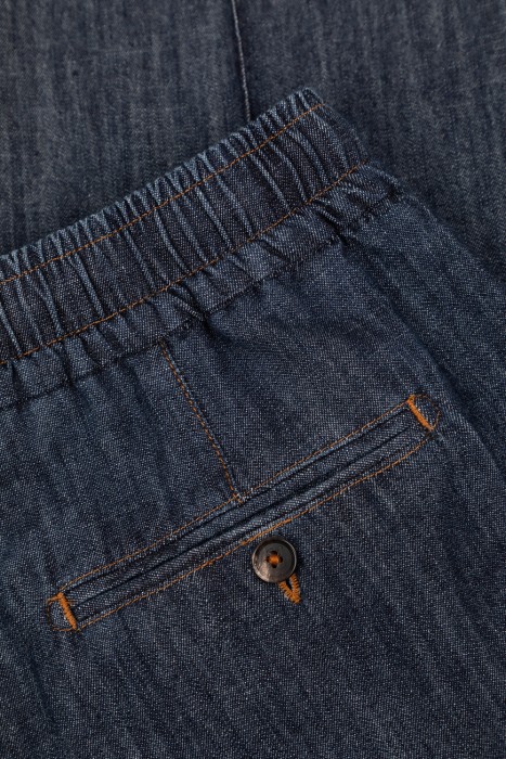 джинсы  для взрослого возраста с изнаночной стороны