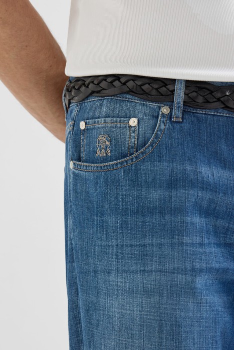 джинсы  из италии вид сбоку