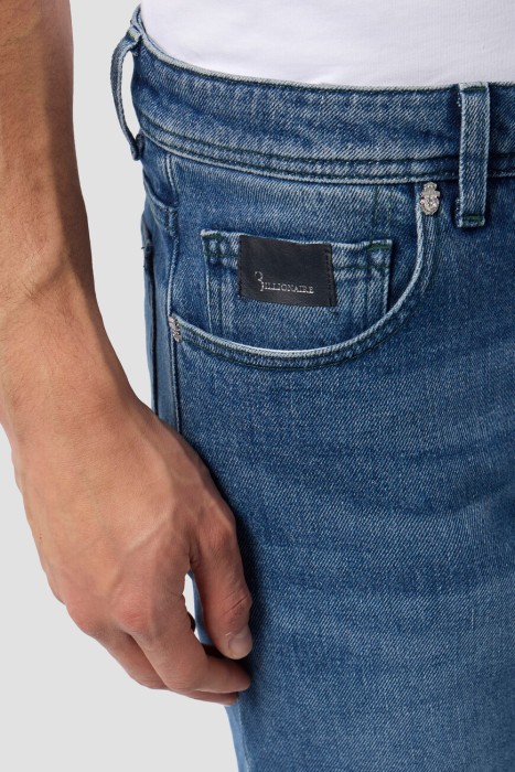 джинсы  из италии вид сбоку
