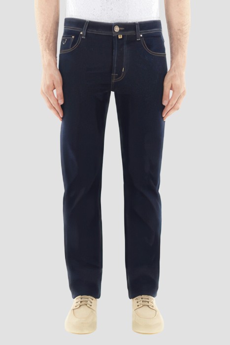 джинсы  от бренда jacob cohen вид слева