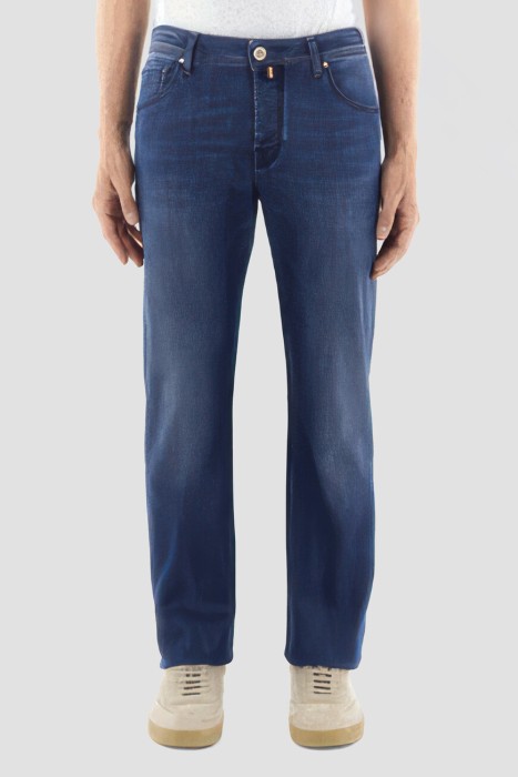 джинсы  от бренда jacob cohen вид слева