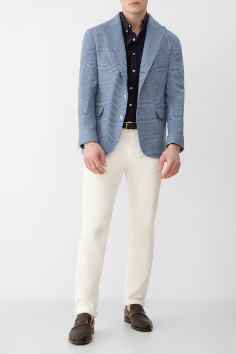 джинсы  из хлопка спереди