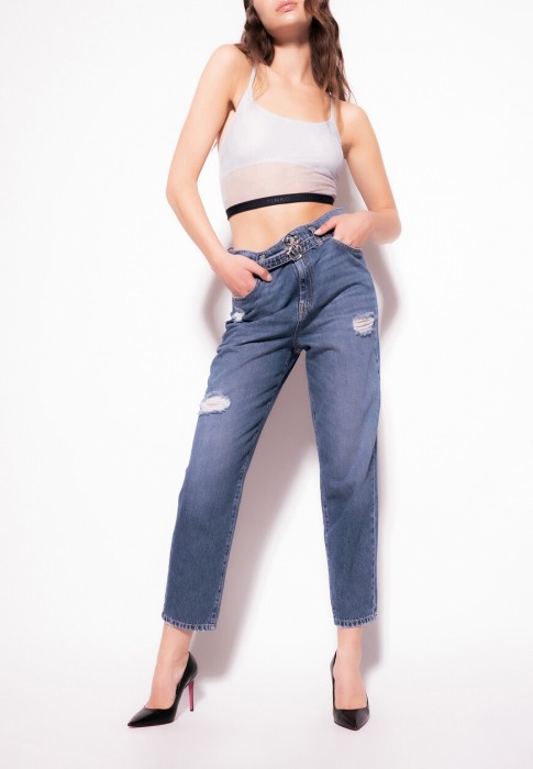 джинсы  от бренда pinko вид слева