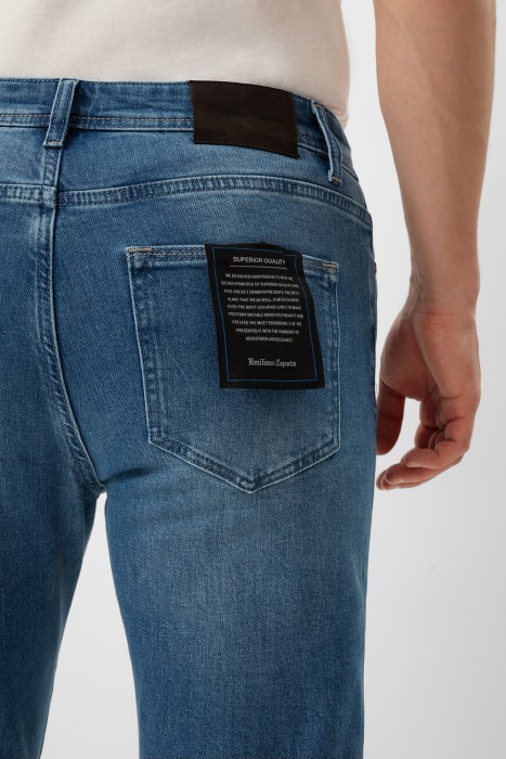 джинсы  из италии вид сбоку