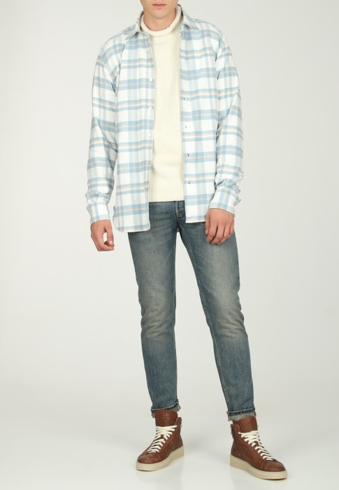 джинсы  из италии вид сбоку