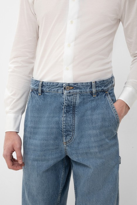 джинсы  из италии вид сбоку